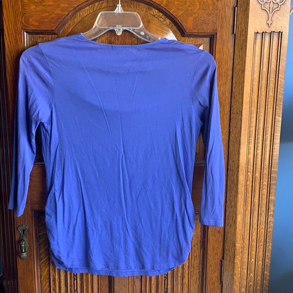 NWOT Gap Cowl Neck Long Sleeve Tee Shirt Small - Picture 4 of 6